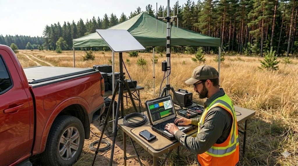 Soporte de Conectividad de Internet Outdoor